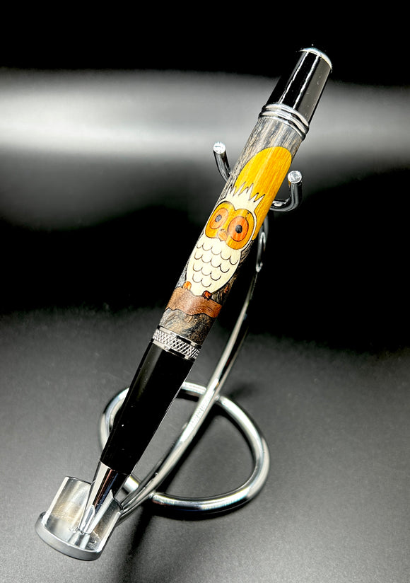 Moore - Starry Night Owl Inlay