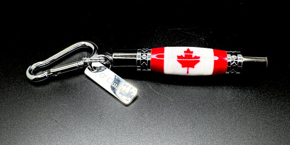 Canadian Flag key fob